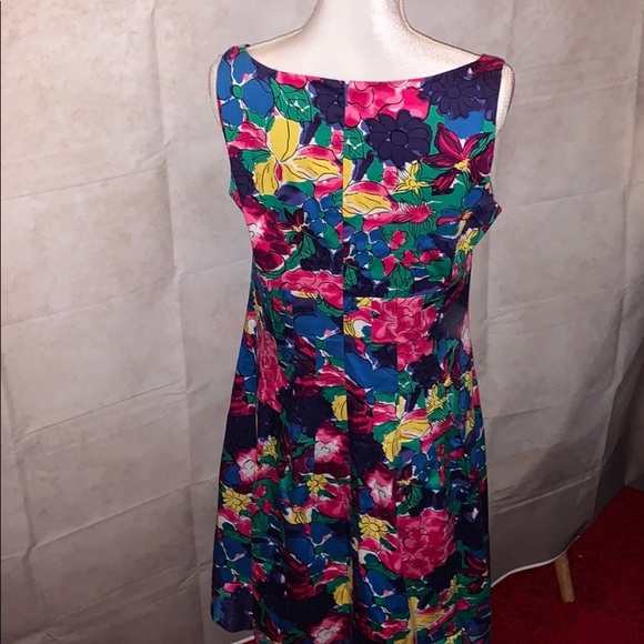 Jones New York Casual Springtime Sleeveless Dress - Picture 6 of 11